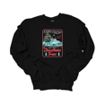 thumbnail image 1 of Trenz Shirt Company An American Tradition Truck Hauling Farm Fresh Christmas Trees Crewneck Sweatshirt-Black-medium, 1 of 1