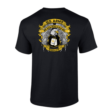 Trenz Shirt Company Army Eagle Tags: Be All You Can Be Since 1775 Short Sleeve Mens Graphic T-Shirt-Black-4xl