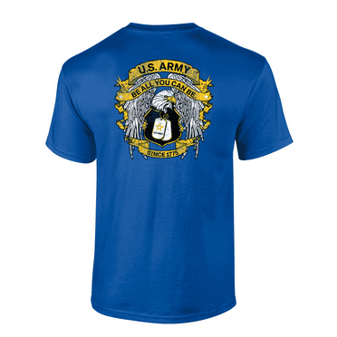 Trenz Shirt Company Army Eagle Tags: Be All You Can Be Since 1775 Short Sleeve Mens Graphic T-Shirt-Royal-5xl