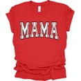 thumbnail image 1 of Trenz Shirt Company Baseball Mama Womens Short Sleeve T-shirt-Red-Medium, 1 of 4