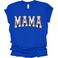 thumbnail image 1 of Trenz Shirt Company Baseball Mama Womens Short Sleeve T-shirt-Royal-Small, 1 of 4