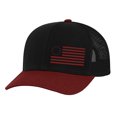 thumbnail image 1 of Trenz Shirt Company Betsy Ross Red Flag Adult Trucker Hat-Black/Red/Black, 1 of 4