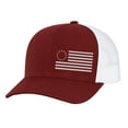 thumbnail image 1 of Trenz Shirt Company Betsy Ross White Flag Adult Trucker Hat-Red/White, 1 of 4
