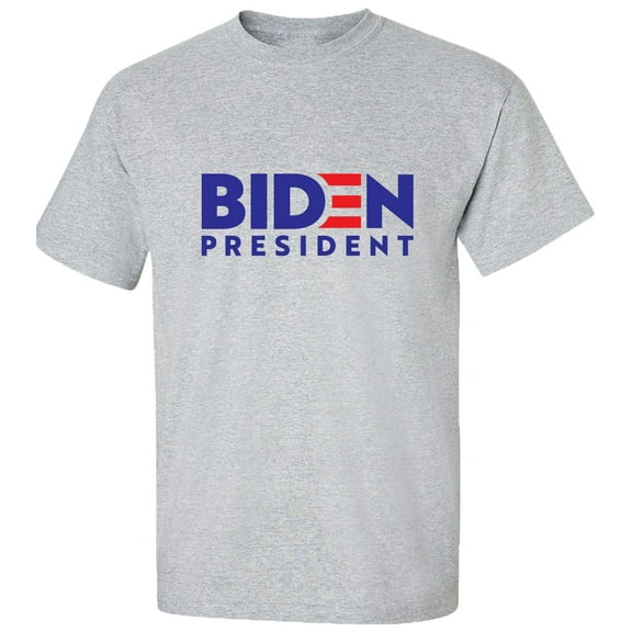 Trenz Shirt Company Biden President Unisex Short Sleeve T-shirt-Sports Grey-xl