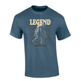 thumbnail image 1 of Trenz Shirt Company Bigfoot Folklore Legend Stacked 1958 Short Sleeve Mens Graphic T-Shirt-Indigo Blue-xxxl, 1 of 1