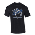 thumbnail image 1 of Trenz Shirt Company Black and White Checkered Flag Ford Detroit, MI Short-Sleeve Mens T-Shirt-Black-xxl, 1 of 1