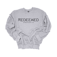 thumbnail image 1 of Trenz Shirt Company Christian Redeemed Ephesians 1:7 Scripture Long-Sleeve Crewneck Sweatshirt-Sports Grey-large, 1 of 1