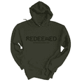 thumbnail image 1 of Trenz Shirt Company Christian Redeemed Ephesians 1:7 Scripture Long-Sleeve Hoodie-Military-large, 1 of 1