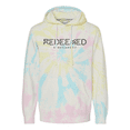 thumbnail image 1 of Trenz Shirt Company Christian Redeemed Ephesians 1:7 Scripture Tie-Dye Hoodie-Sunset Swirl-small, 1 of 1