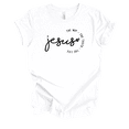 thumbnail image 1 of Trenz Shirt Company Christian Tee Jesus The Way, The Truth, The Life Womens Graphic T-Shirt-White-5xl, 1 of 1