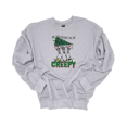 thumbnail image 1 of Trenz Shirt Company Christmas Skeletons Tis The Season To Be Creepy Crewneck Sweatshirt-Sports Grey-xxxl, 1 of 1