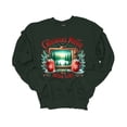 thumbnail image 1 of Trenz Shirt Company Christmas Sweatshirt Christmas Movie Social Club Crewneck Sweatshirt-Forest Green-medium, 1 of 1