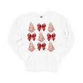thumbnail image 1 of Trenz Shirt Company Christmas Sweatshirt Tree Cakes and Red Bows Crewneck Sweatshirt-White-5xl, 1 of 1
