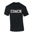 thumbnail image 1 of Trenz Shirt Company Coach T-shirt Sports Team Head Coach Front and Back Short Sleeve T-shirt-Black-small, 1 of 1