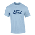 thumbnail image 1 of Trenz Shirt Company Cursive Ford Graphic Short-Sleeve Mens T-Shirt - Blue Design-Light Blue-4xl, 1 of 1