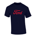 thumbnail image 1 of Trenz Shirt Company Cursive Ford Graphic Short-Sleeve Mens T-Shirt - Red Design-Navy-small, 1 of 1