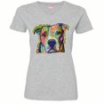 thumbnail image 1 of Trenz Shirt Company Dogs Have A Way Ladies V-Neck Jersey Tee-Heather Gray-XXL, 1 of 4