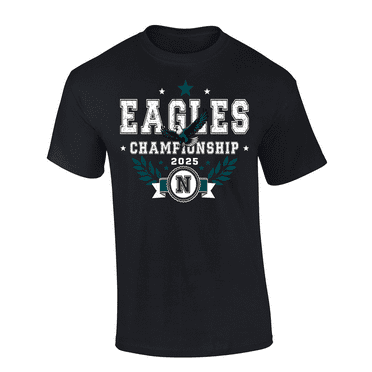 Trenz Shirt Company Eagles Championship 2025 Mens Short-Sleeve T-shirt-Black-large