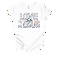 thumbnail image 1 of Trenz Shirt Company Fear Not Floral Love Like Jesus Womens Christian Short Sleeve T-shirt-White-small, 1 of 1