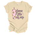 thumbnail image 1 of Trenz Shirt Company Fear Not Flowered Jesus Fills My Cup Womens Christian Short Sleeve T-shirt-Soft Cream-4xl, 1 of 1