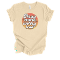thumbnail image 1 of Trenz Shirt Company Fear Not Pray More Worry Less Womens Christian Short Sleeve T-shirt-Soft Cream-4xl, 1 of 1