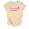 thumbnail image 1 of Trenz Shirt Company Fear Not Womens Girly Christian Keep Going Galatians 6:9 Short Sleeve T-Shirt-Soft Cream-XX-Large, 1 of 1