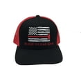 thumbnail image 1 of Trenz Shirt Company Firefighter Axe Flag Trucker Hat, Bravery Courage Honor, 1 of 4