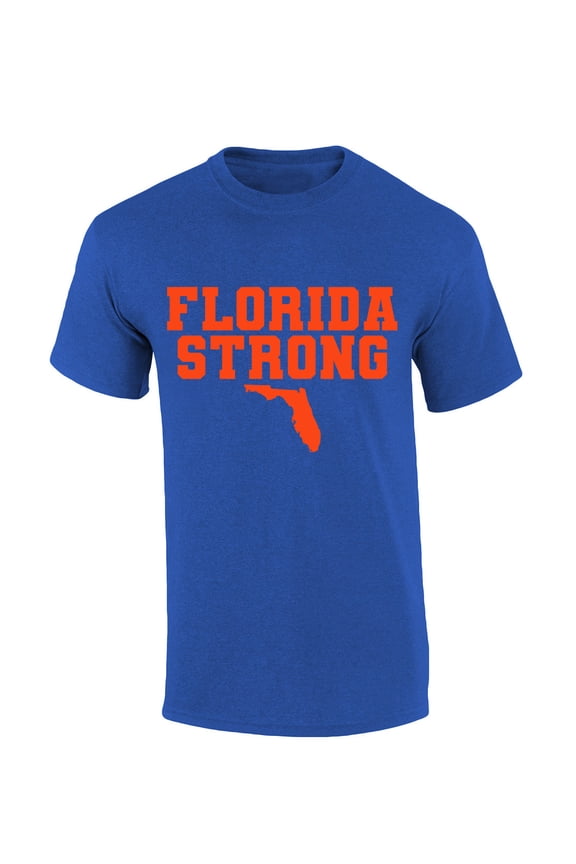 Florida Strong Hurricane Season Hurricane Milton Short Sleeve T-shirt-Heather Royal-large