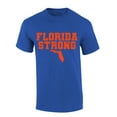thumbnail image 1 of Trenz Shirt Company Florida Strong Hurricane Season Hurricane Milton Short Sleeve T-shirt-Heather Royal-xl, 1 of 1