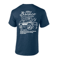 thumbnail image 1 of Trenz Shirt Company Ford Country '78 Bronco Graphic Short-Sleeve Mens T-Shirt-Heather Navy-medium, 1 of 1