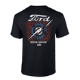 thumbnail image 1 of Trenz Shirt Company Ford Motor Co. Fomoco Lightning Graphic Short-Sleeve Mens T-Shirt-Black-small, 1 of 4
