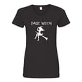 thumbnail image 1 of Trenz Shirt Company Funny Basic Witch Ladies V-Neck Jersey Tee-Black-XXL, 1 of 4