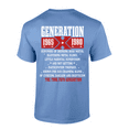 thumbnail image 1 of Trenz Shirt Company Gen X Survivors '65-'80 The True FAFO Generation Graphic Mens T-Shirt-Carolina Blue-large, 1 of 1