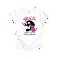 thumbnail image 1 of Trenz Shirt Company Gen X T-Shirt for Women – Funny Retro Skull Design Tee for the Badass Generation, Gen X Graphic Shirt -White-Small, 1 of 1