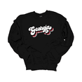 thumbnail image 1 of Trenz Shirt Company Georgia Football Stacked Georgia Womens Long-Sleeve Crewneck Sweatshirt-Black-medium, 1 of 1