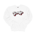 thumbnail image 1 of Trenz Shirt Company Georgia Football Stacked Georgia Womens Long-Sleeve Crewneck Sweatshirt-White-small, 1 of 1