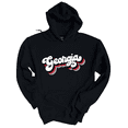 thumbnail image 1 of Trenz Shirt Company Georgia Football Stacked Georgia Womens Long-Sleeve Hoodie-Black-5xl, 1 of 1