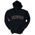 thumbnail image 1 of Trenz Shirt Company Georgia Football UGA Leopard Print Georgia Womens Hoodie-Black-5xl, 1 of 1