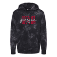 thumbnail image 1 of Trenz Shirt Company Georgia Team Color Red and Black Football Team Name Cursive Womens Tie-Dye Hoodie-Black-xxl, 1 of 1