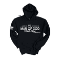 thumbnail image 1 of Trenz Shirt Company God's Warrior Man of God Stand Firm Bible Scripture Mens Christian Jesus Cross Hoodie-Black-medium, 1 of 1