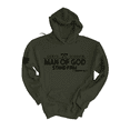 thumbnail image 1 of Trenz Shirt Company God's Warrior Man of God Stand Firm Bible Scripture Mens Christian Jesus Cross Hoodie-Military-small, 1 of 1