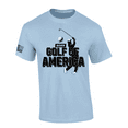 thumbnail image 1 of Trenz Shirt Company Golf of America 2025 Graphic Short-Sleeve T-Shirt – Golfer Swing Design-Light Blue-large, 1 of 1