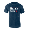 thumbnail image 1 of Trenz Shirt Company Harris Walz '24 Stars Mens Graphic T-Shirt-Heather Navy-6xl, 1 of 1