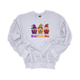 thumbnail image 1 of Trenz Shirt Company Holiday Gnomes Happy HalloThanksMas Crewneck Sweatshirt-Ash-large, 1 of 1