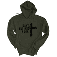 thumbnail image 1 of Trenz Shirt Company I Can't But I Know A Guy Cross Mens Christian Long-Sleeve Hoodie-Military-xxl, 1 of 1