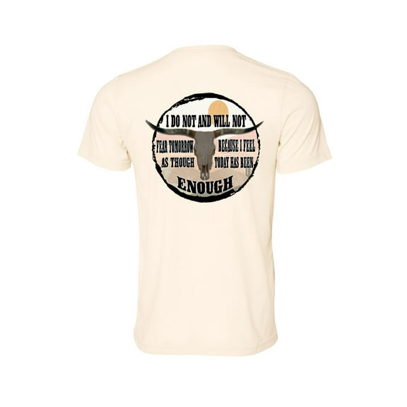 Trenz Shirt Company I Do Not and Will Not Bull Skull Country Singer Inspired Short Sleeve Graphic T-Shirt-Heather Neutral-Small