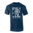 thumbnail image 1 of Trenz Shirt Company I'll Be Back Trump 2024 Republican Election Short Sleeve Mens Graphic T-Shirt-Heather Navy-xxl, 1 of 1