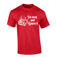 thumbnail image 1 of Trenz Shirt Company I'm Sexy And I Mow It Graphic Mens T-Shirt - Zero Turn Lawn Mower Design-Red-xxl, 1 of 1