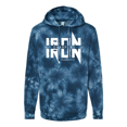 thumbnail image 1 of Trenz Shirt Company Iron Sharpens Iron Proverbs 27:17 Heavy Metal Logo Bible Scripture Mens Christian Tie-Dye Hoodie-Navy-xxxl, 1 of 1