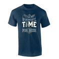 thumbnail image 1 of Trenz Shirt Company It's The Most Wonderful Time For Beer Short Sleeve Mens Graphic T-Shirt-Heather Navy-large, 1 of 1